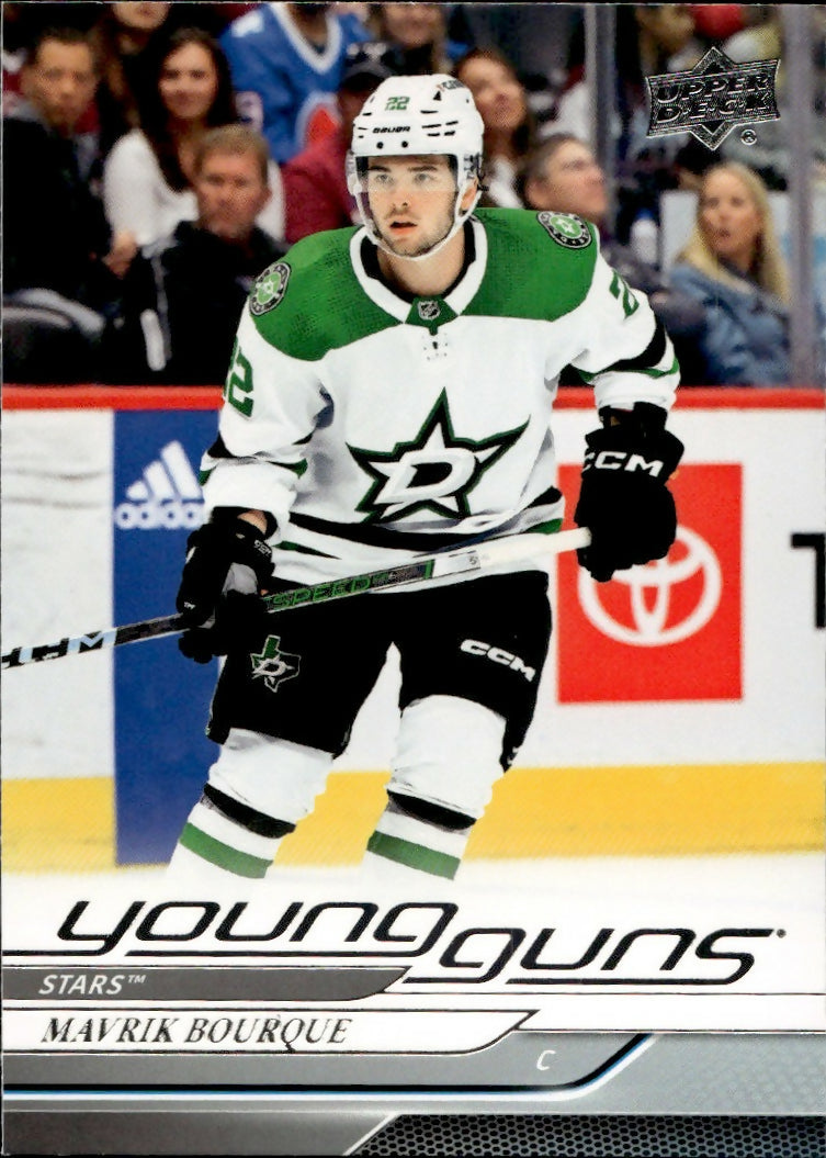 2024-25 Upper Deck Series 1 Hockey - Base - Young Guns #215 Mavrik Bourque - Dallas Stars - A