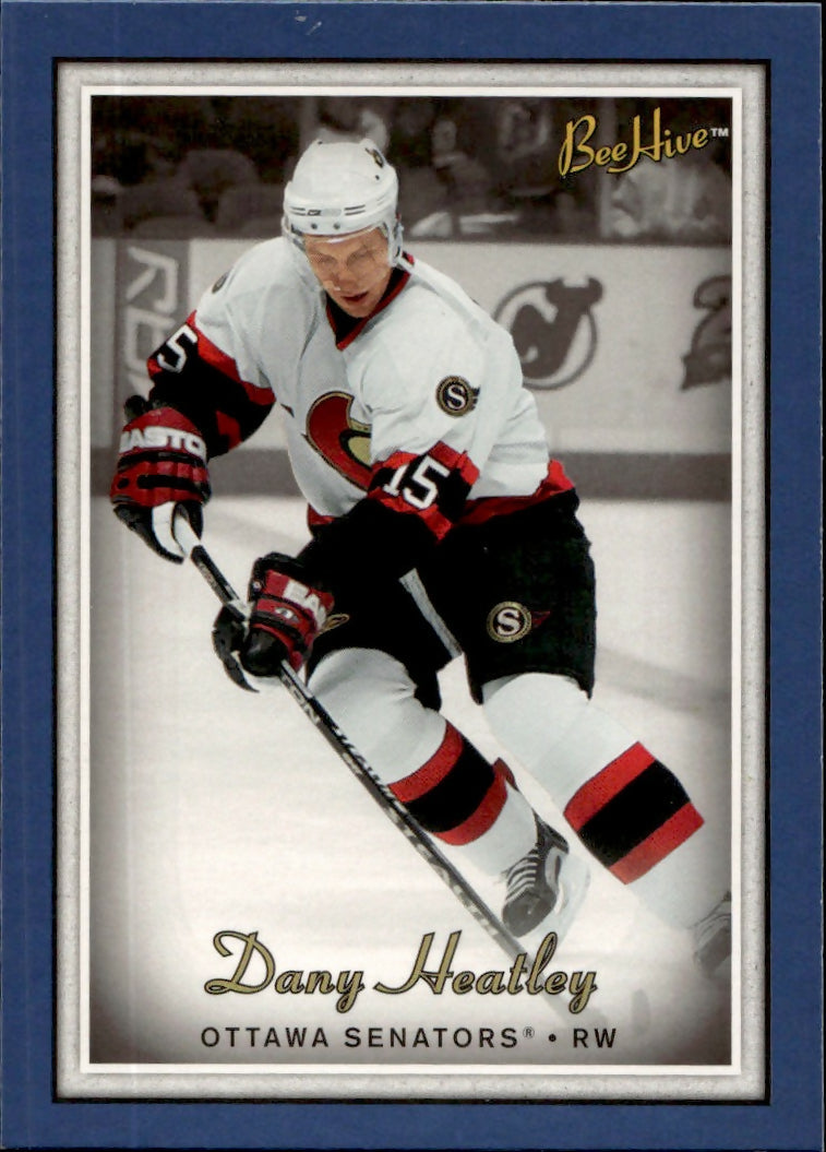 2006-07 Upper Deck - Bee Hive Hockey - Base - Blue #32 Dany Heatley - Ottawa Senators - A