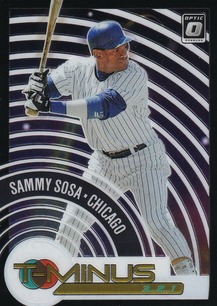 2021 Donruss Optic T-Minus 3...2...1 #TM9 Sammy Sosa Chicago Cubs
