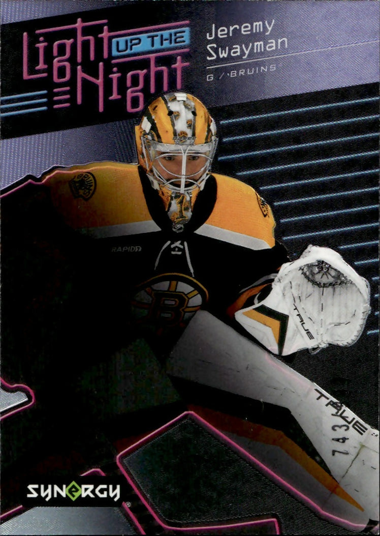 2023-24 Upper Deck Synergy Hockey - Light Up The Night :999 #LN-JS Jeremy Swayman - Boston Bruins - A