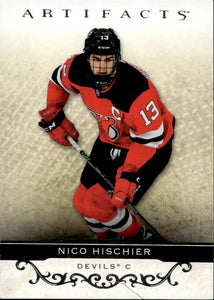 2021-22 Upper Deck Artifacts Hockey - Base #73 Nico Hischier - New Jersey Devils - A