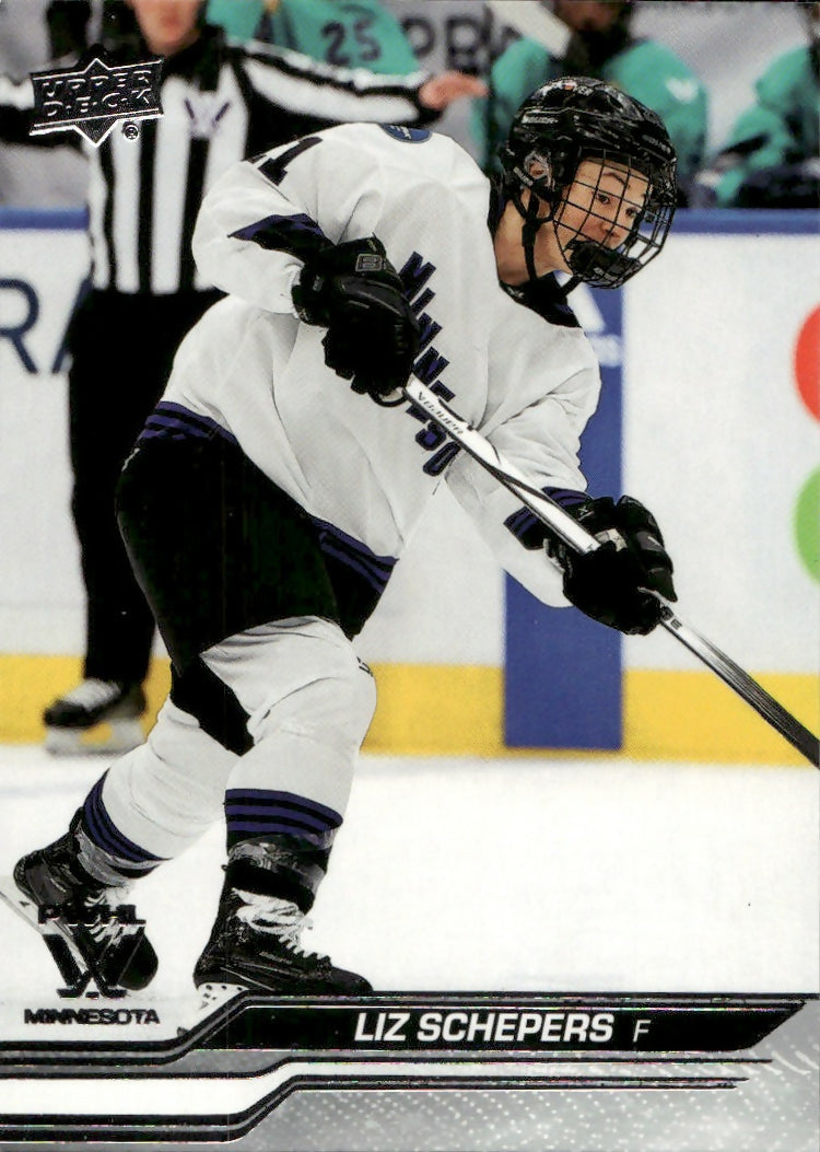 2024-25 Upper Deck PWHL Hockey - Base #46 Liz Schepers - Minnesota Frost - A