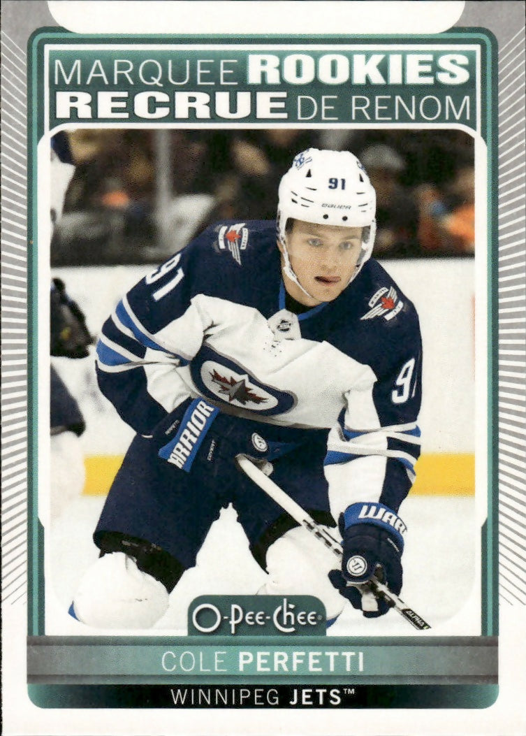 2021-22 Upper Deck Series 2 - O-Pee-Chee Update #613 Cole Perfetti - Winnipeg Jets - A