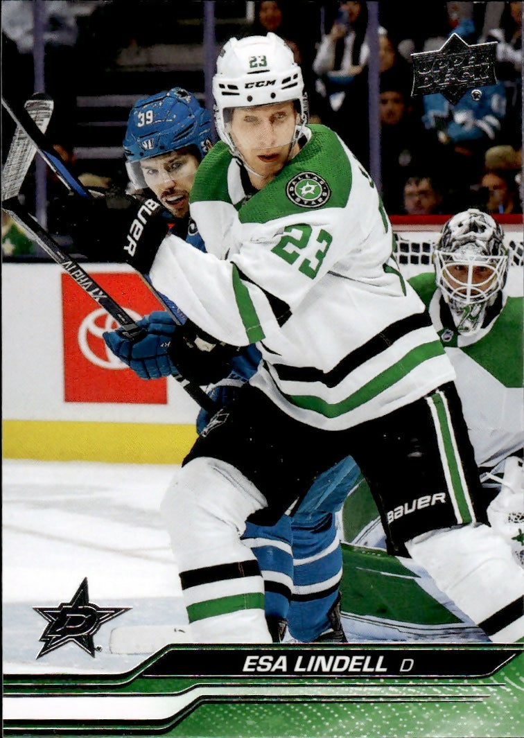 2023-24 Upper Deck Series 2 Hockey - Base #310 Esa Lindell - Dallas Stars - A