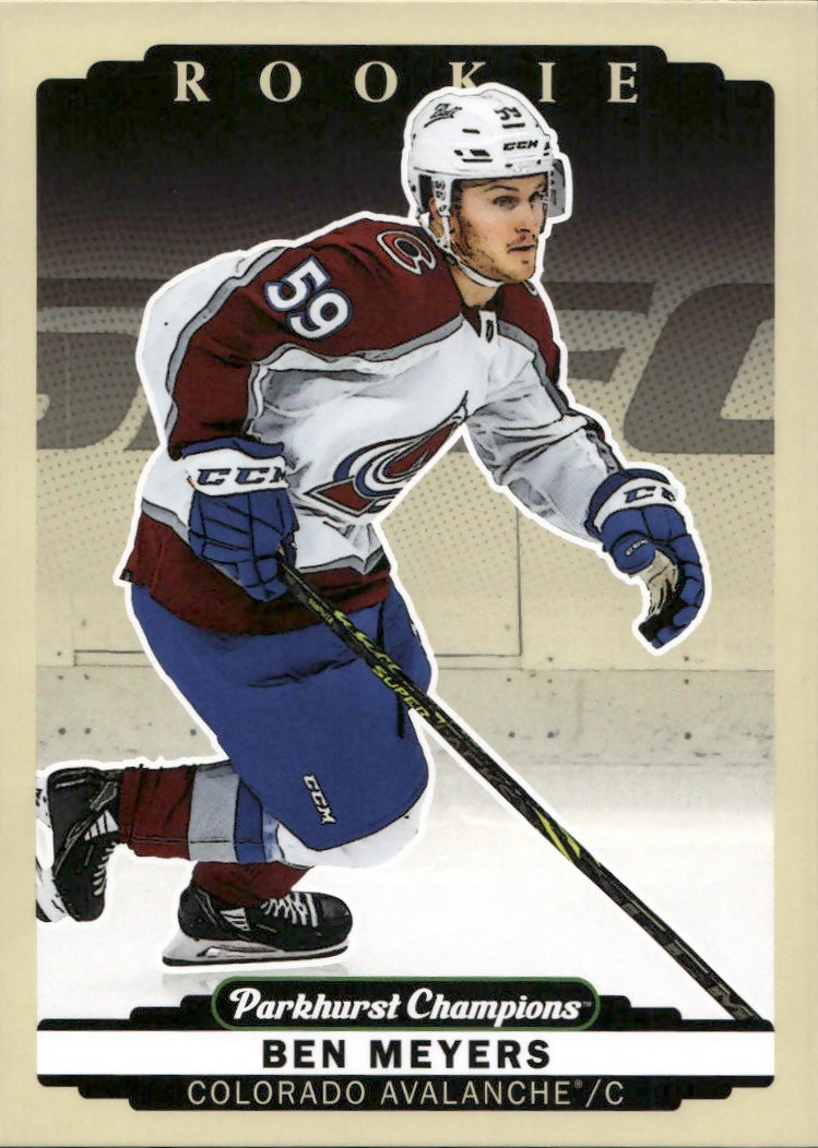 2022-23 Upper Deck Parkhurst Champions - Base #293 Ben Meyers - Colorado Avalanche - A