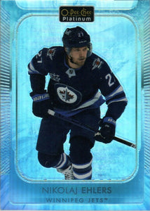 2021-22 Upper Deck O-Pee-Chee Platinum Hockey - Base - Artic Freeze /99 #186 Nikolaj Ehlers - Winnipeg Jets