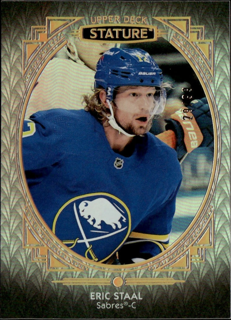 2020-21 Upper Deck Stature Hockey - Base - Portrait #3 Eric Staal - Buffalo Sabres - A