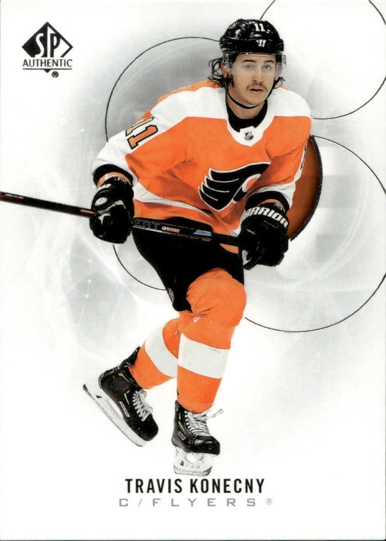 2020-21 Upper Deck Sp Authentic Hockey - Base #18 Travis Konecny - Philadelphia Flyers - A