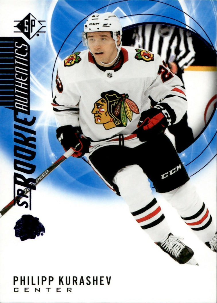 2020-21 Upper Deck SP Authentic Hockey - SP Rookie Authentics - #103 Philipp Kurashev - Chicago Blackhawks - A