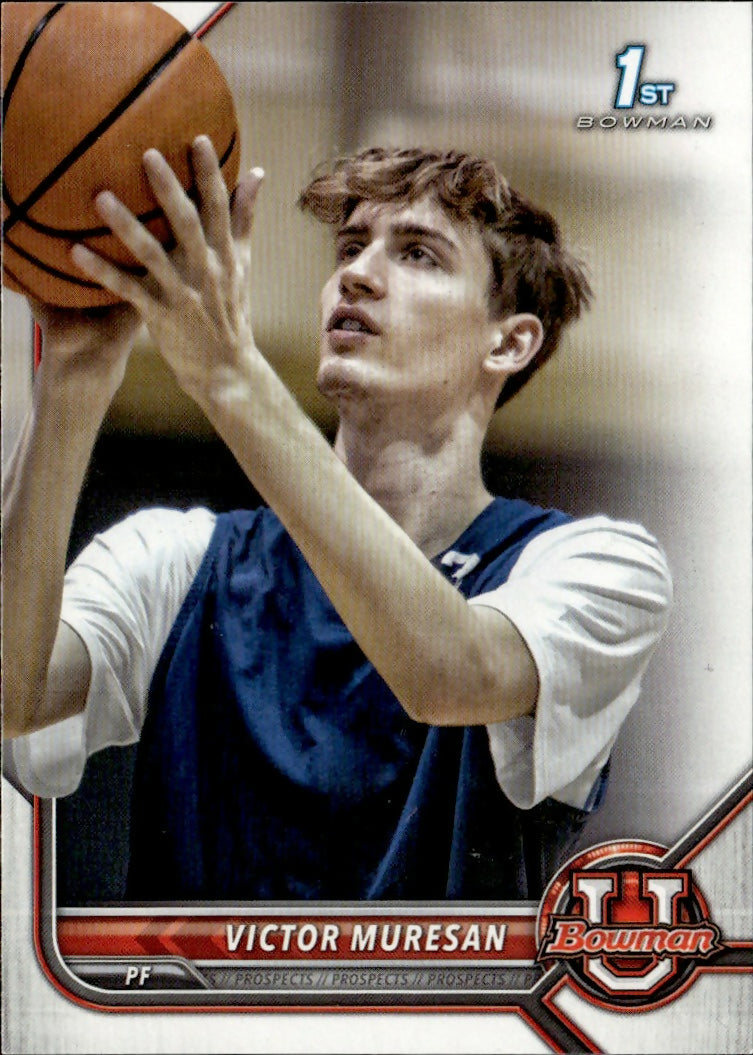 2021-22 Bowman University - Base #20 Victor Muresan - A