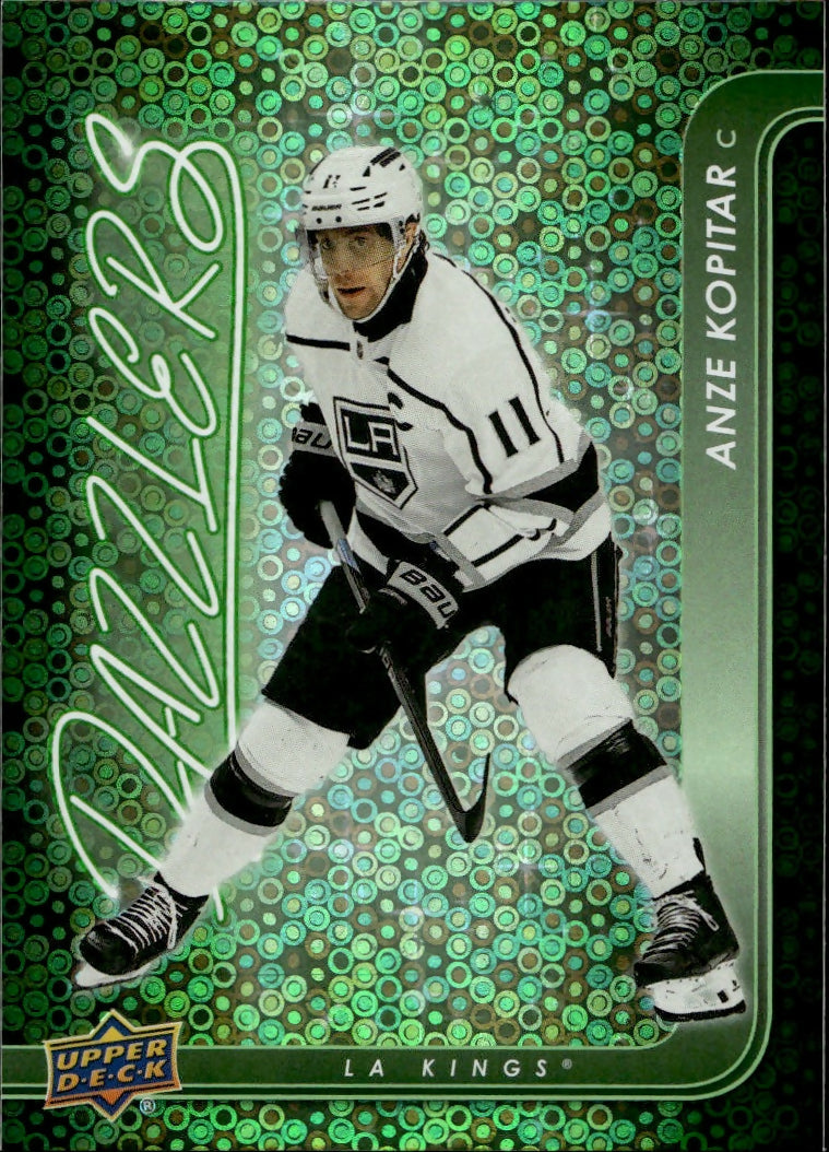 2024-25 Upper Deck Series 1 Hockey - Dazzlers - Green #DZ-24 Anze Kopitar - Los Angeles Kings - A