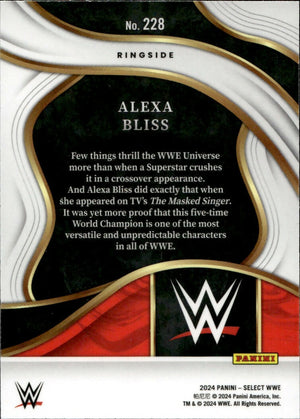 2024 Panini Select WWE - Ringside #228 Alexa Bliss - B