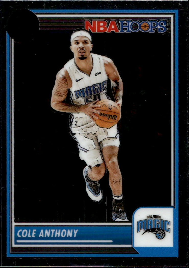 2023-24 Panini NBA Hoops Premium Stock - Base #268 Cole Anthony - Orlando Magic - A