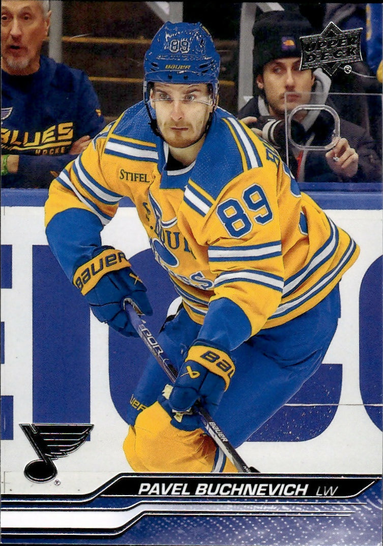 2023-24 Upper Deck Series 2 Hockey - Base #406 Pavel Buchnevich - St. Louis Blues - A