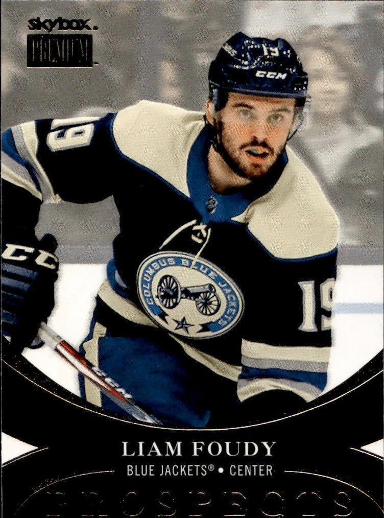2020-21 Upper Deck Skybox Metal Universe - Premium Prospects #PP-3 Liam Foudy - Columbus Blue Jackets - A
