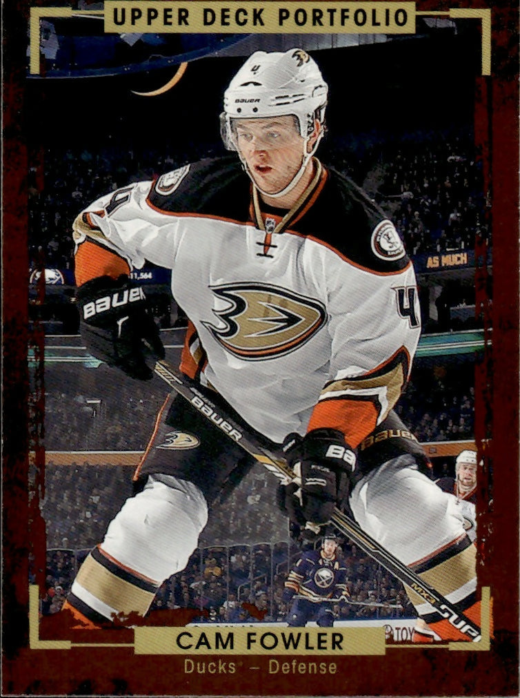 2015-16 Upper Deck Portfolio Hockey - Base #101 Cam Fowler - Anaheim Ducks