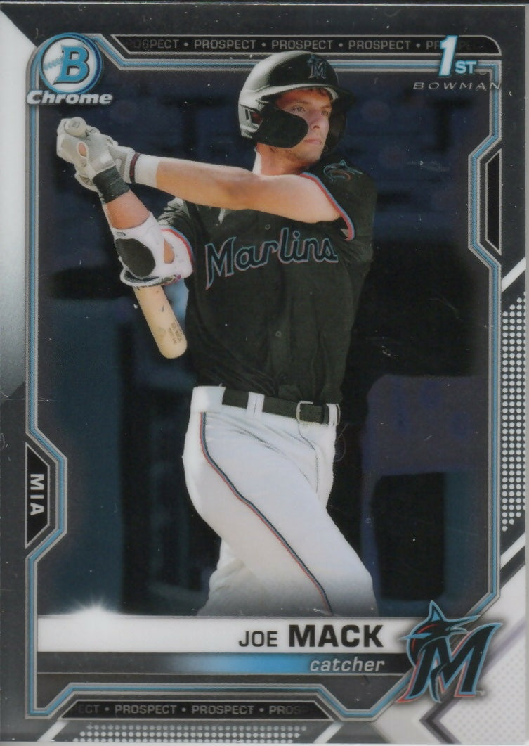 2021 Bowman Draft Baseball - Chrome #BDC-159 Joe Mack - Miami Marlins - A