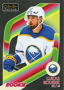 2023-24 Upper Deck O-Pee Chee Platinum Hockey - Retro - Rookie #R-88 Lukas Rousek - Buffalo Sabres - A