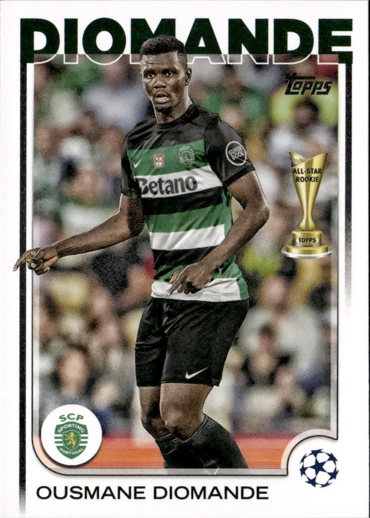 2024-25 Topps UEFA Club Competitions - Base #122 Ousmane Diomande - Sporting Clube De Portugal - A