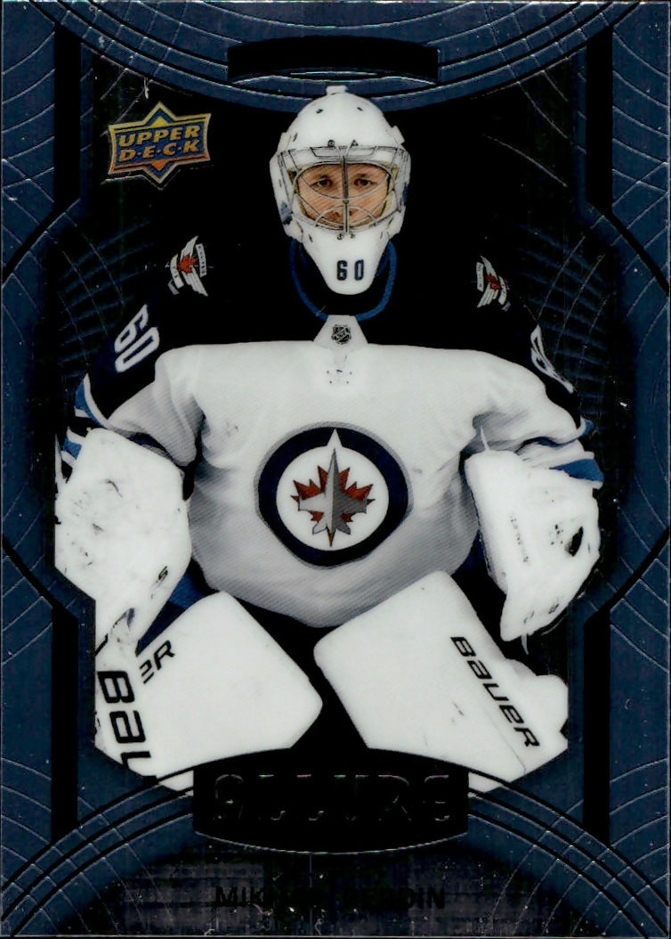 2020-21 Upper Deck Allure Hockey - Base Rookie SP #128 Mikhail Berdin - Winnipeg Jets - A