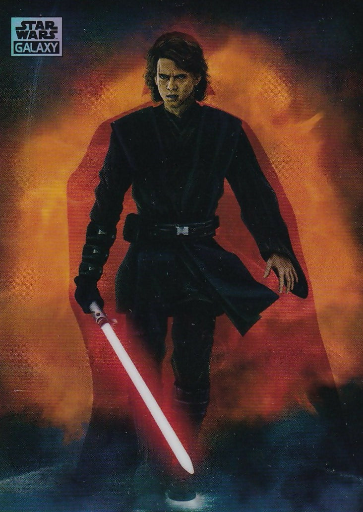 2024 Topps Star Wars Galaxy Chrome - Art Card #PD-15 Darth Vader World Between Worlds - A