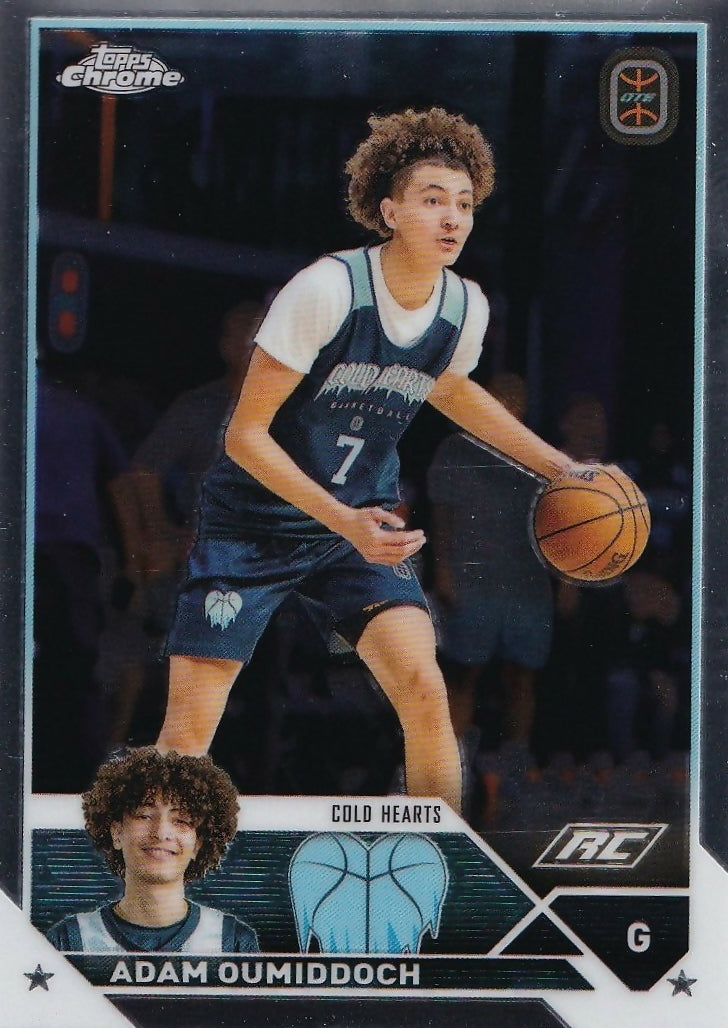 2023-24 Topps Chrome OTE Overtime Elite - Base #78 Adam Oumiddoch - Cold Hearts - A