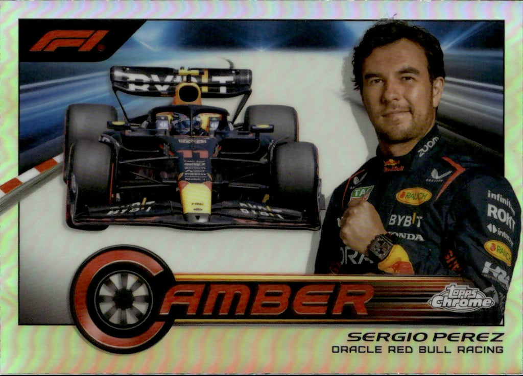 2023 Topps Chrome Formula 1 Camber #CAM-SPI Sergio Perez - Oracle Red Bull Racing - A