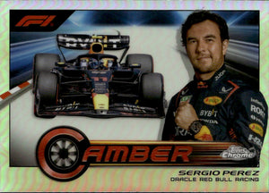 2023 Topps Chrome Formula 1 Camber #CAM-SPI Sergio Perez - Oracle Red Bull Racing - A