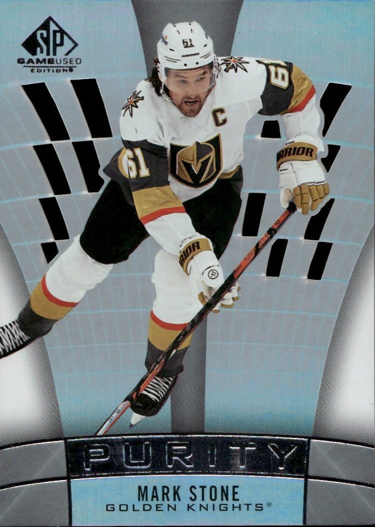 2021-22 Upper Deck SP Game Used Hockey - Purity #P-34 Mark Stone - Vegas Golden Knights - A