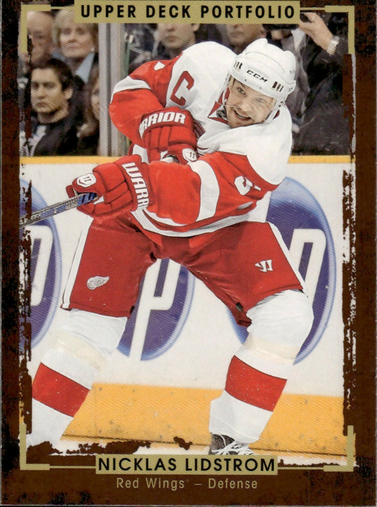 2015-16 Upper Deck Portfolio Hockey - Base #191 Nicklas Lidstrom - Detroit Red Wings