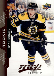 2018-19 Upper Deck MVP Hockey - Base - Rookie #232 Ryan Donato - Boston Bruins