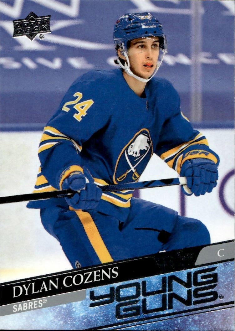 2020-21 Upper Deck Series 2 Hockey - Base - Young Guns #495 Dylan Cozens - Buffalo Sabres - A