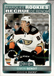 2021-22 Upper Deck O-Pee-Chee Hockey - Base - Marquee Rookies #643 Simon Benoit - Anaheim Ducks