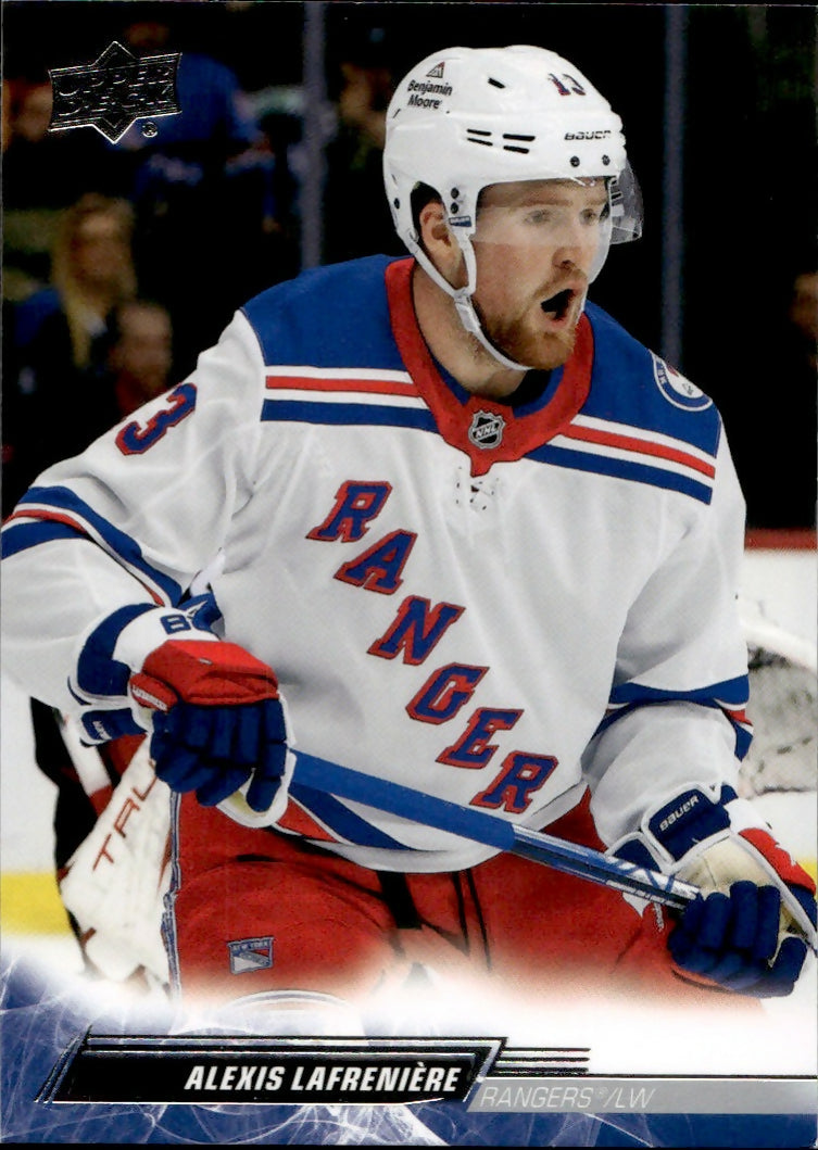 2022-23 Upper Deck Series 1 Hockey - Base #121 Alexis Lafreniere - New York Rangers - A