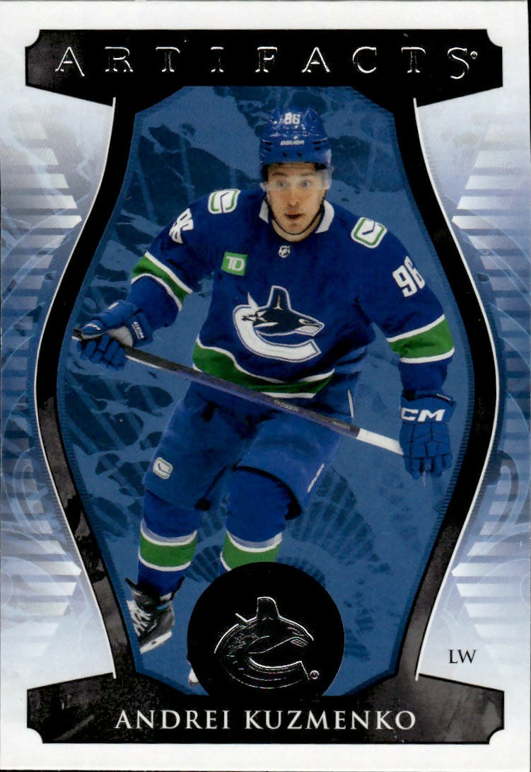 2023-24 Upper Deck Artifacts Hockey - Base #80 Andrei Kuzmenko - Vancouver Canucks