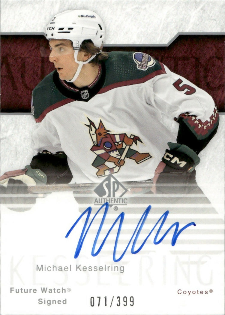 2023-24 Upper Deck SP Authentic Hockey - 2003-04 Retro Future Watch Auto #RFWA2-33 Michael Kesselring - Arizona Coyotes - A
