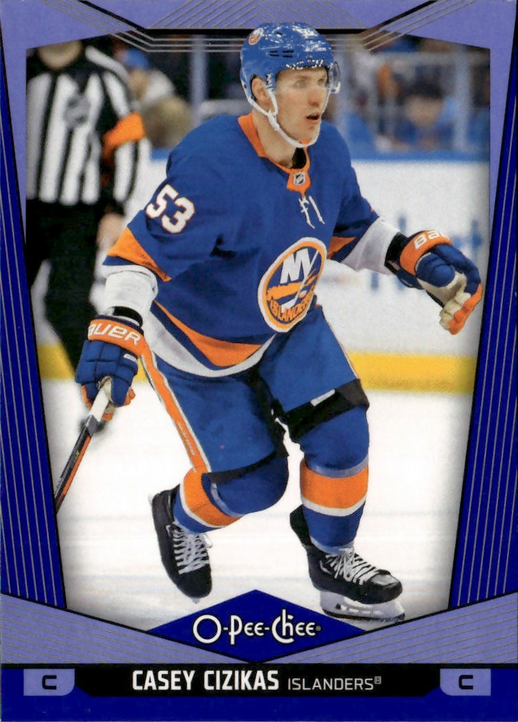 2024-25 Upper Deck O-Pee-Chee - Base - Blue #328 Casey Cizikas - New York Islanders - A