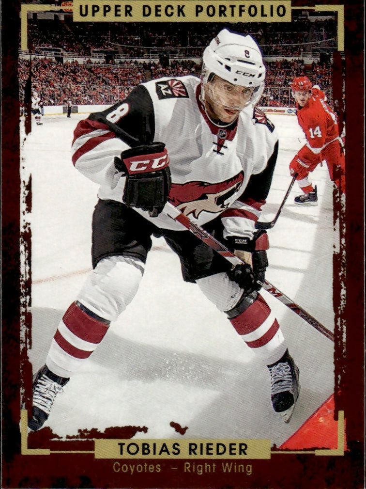 2015-16 Upper Deck Portfolio Hockey - Base #47 Tobias Rieder - Arizona Coyotes