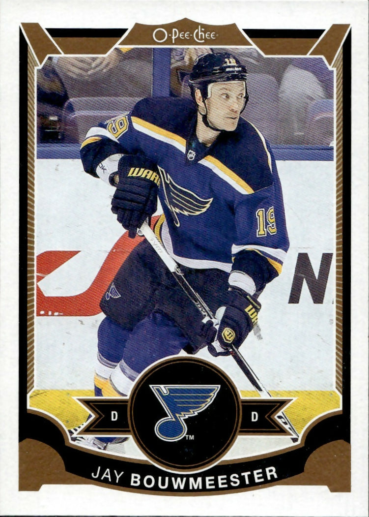 2015-16 Upper Deck O-Pee-Chee Hockey - Base #40 Jay Bouwmeester - St. Louis Blues