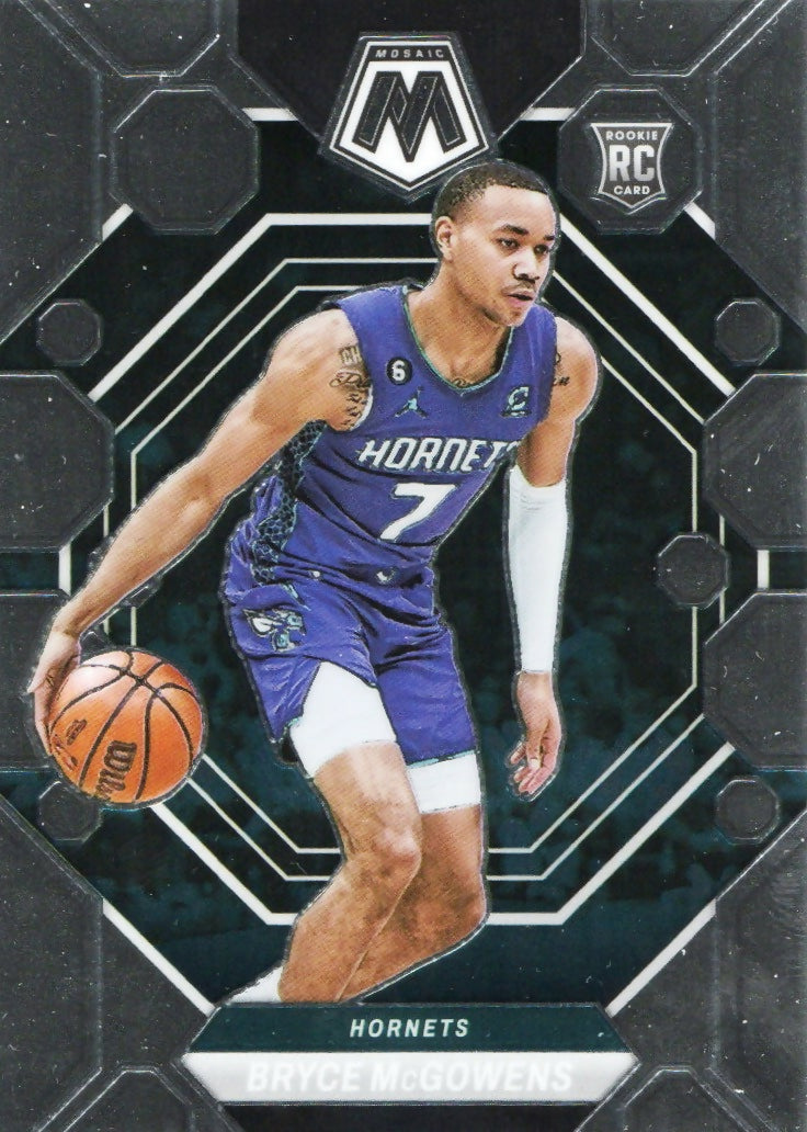 2022-23 Panini Mosaic Basketball - Base #242 Bryce McGowens - Charlotte Hornets - A