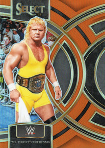 2024 Panini Select WWE - Premier - Orange Prizm :49 #195 %22Mr.Perfect%22 Curt Henning - A