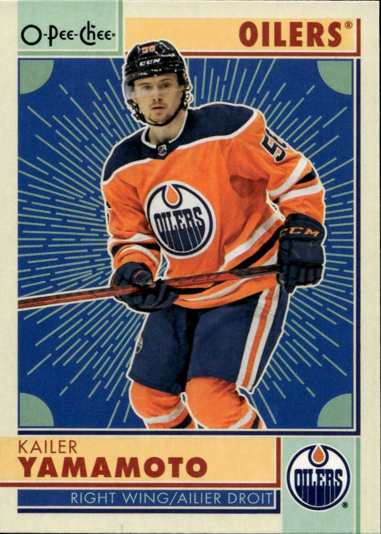2022-23 Upper Deck O-Pee-Chee Hockey - Base - Retro #316 Kailer Yamamoto - Edmonton Oilers