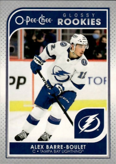 2021-22 Upper Deck O-Pee-Chee Hockey - Glossy Rookies #R-15 Alex Barre-Boulet - Tampa Bay Lightning