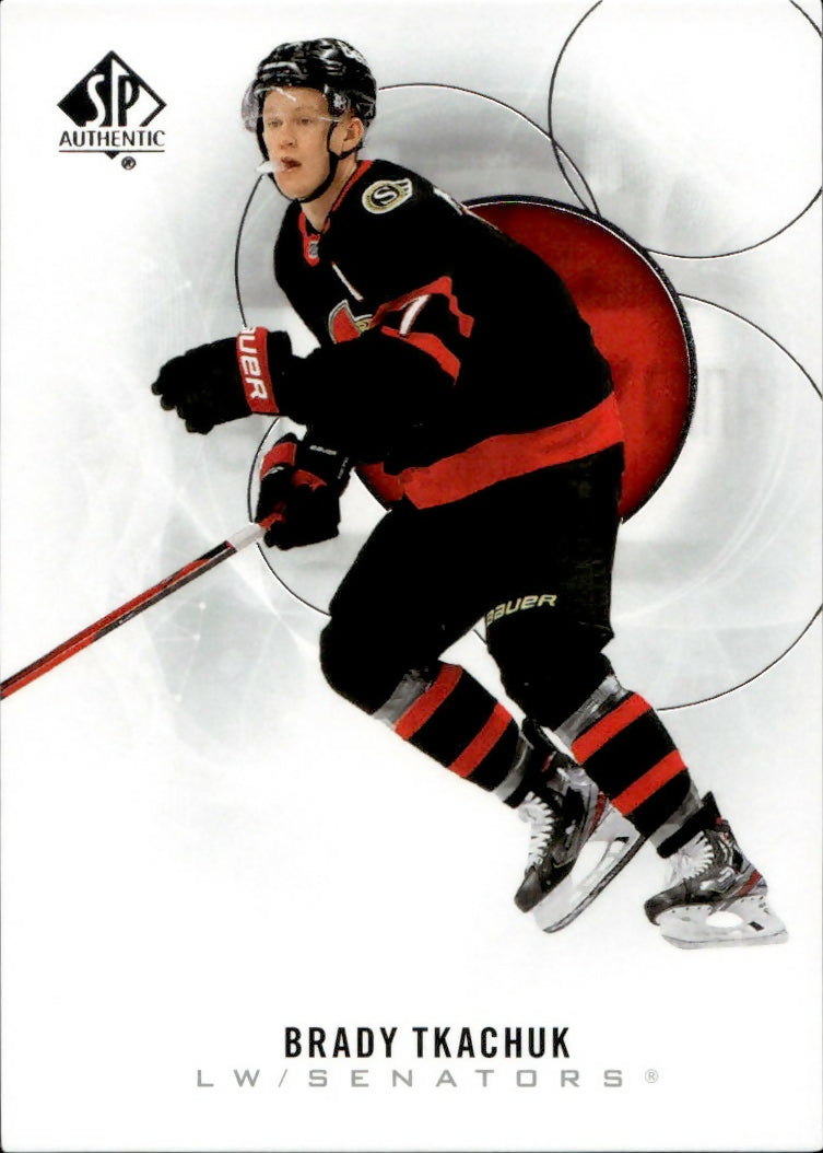 2020-21 Upper Deck SP Authentic Hockey - Base #97 Brady Tkachuk - Ottawa Senators - A