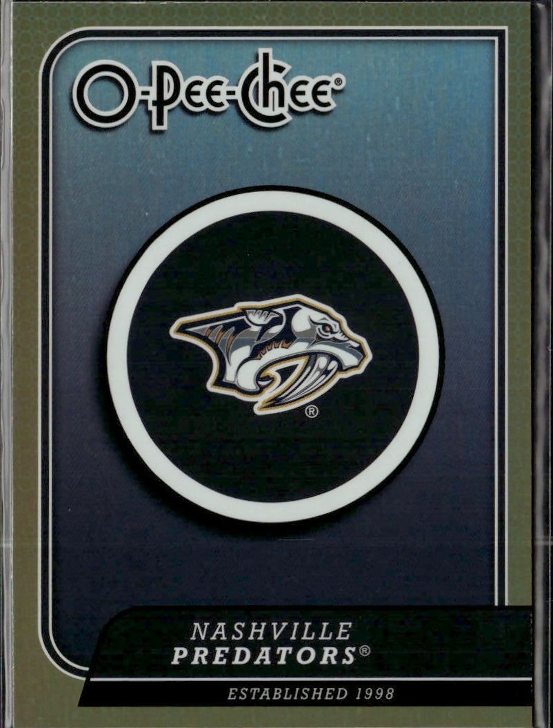2008-09 O-Pee-Chee - Team Checklist #CL17 Nashville Predators - A
