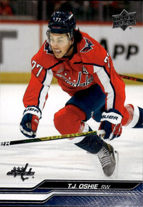 2023-24 Upper Deck Series 2 Hockey - Base #438 T.J. Oshie - Washington Capitals