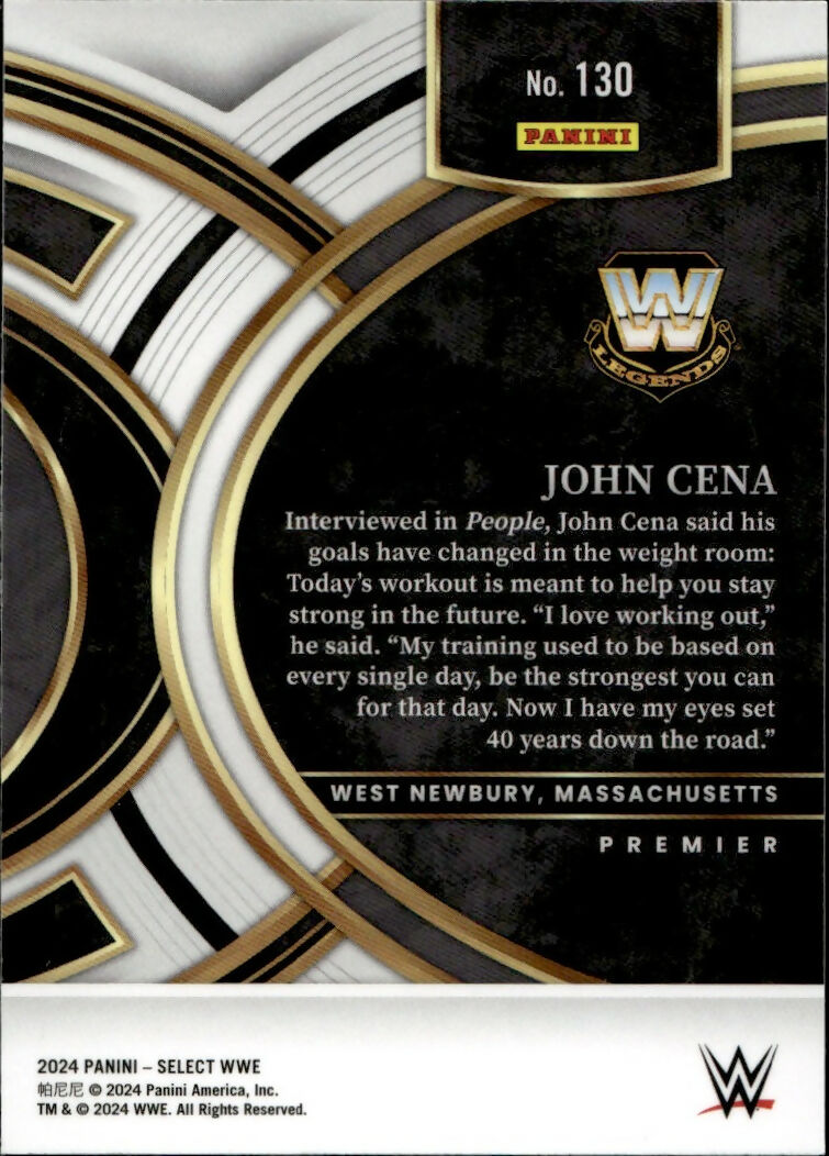 2024 Panini Select WWE - Premier #130 John Cena - B