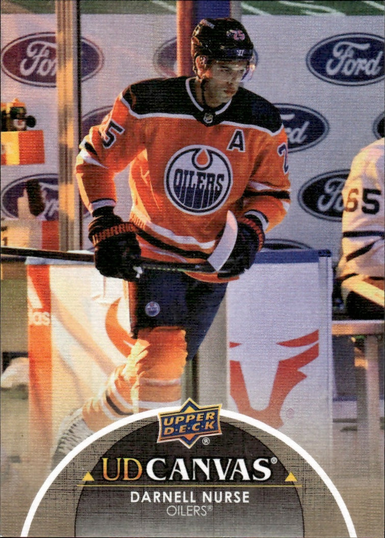 2021-22 Upper Deck Series 2 Hockey - UD Canvas #C152 Darnell Nurse - Edmonton Oilers - A