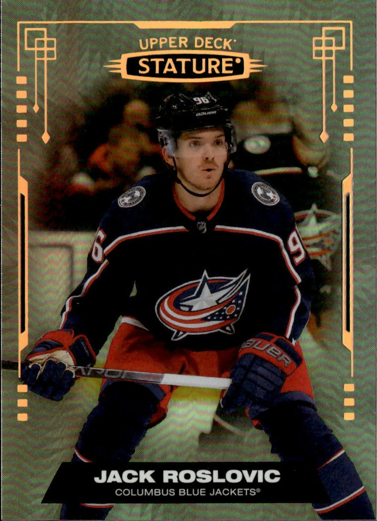 2021-22 Upper Deck Stature Hockey - Base #98 Jack Roslovic - Columbus Blue Jackets - A