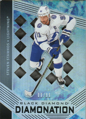 2021-22 Upper Deck Black Diamond Hockey - Diamonation /99 #D-SS Steven Stamkos - Tampa Bay Lightning